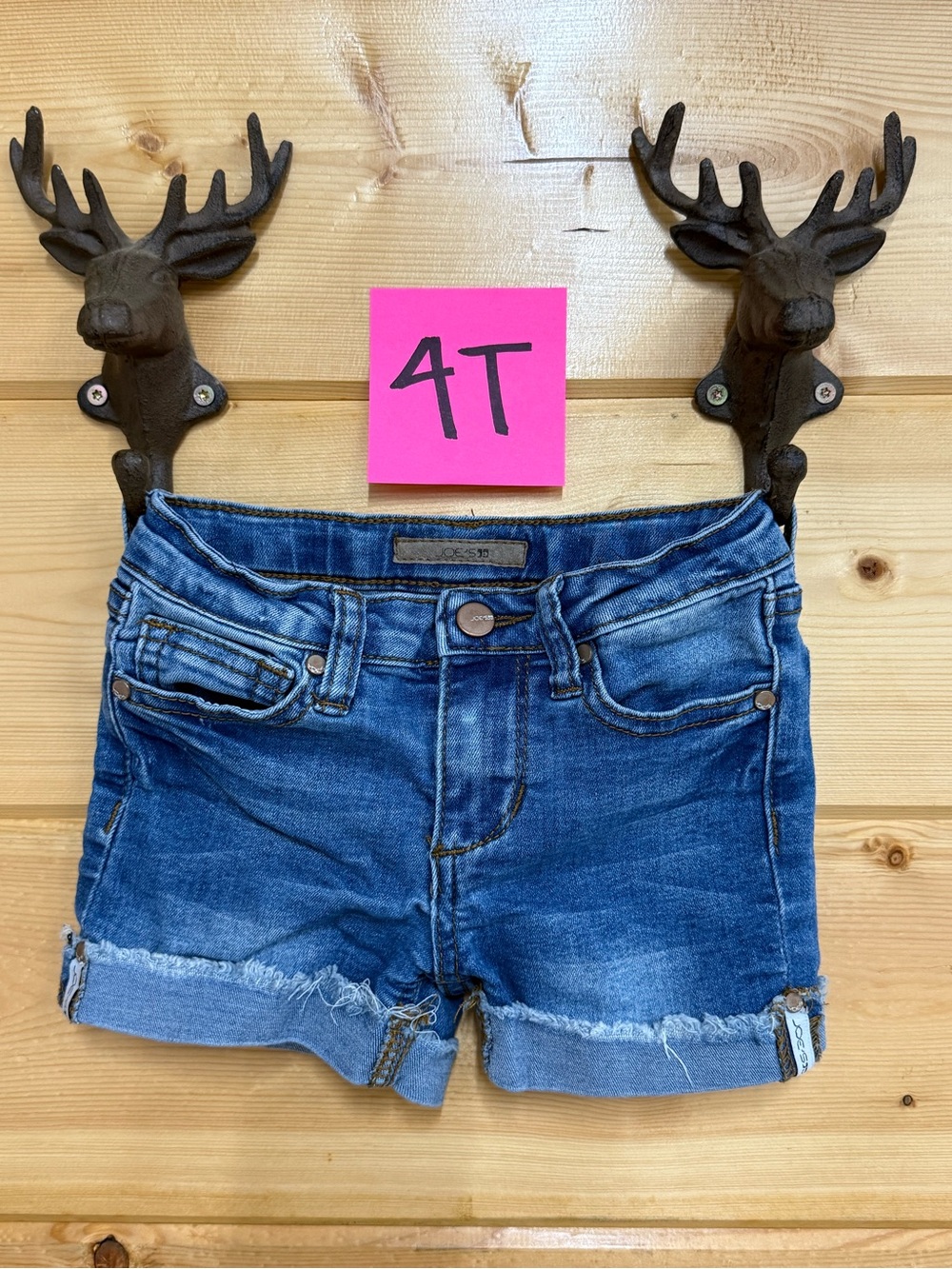 Joe's Jeans Blue Cuffed Denim Shorts